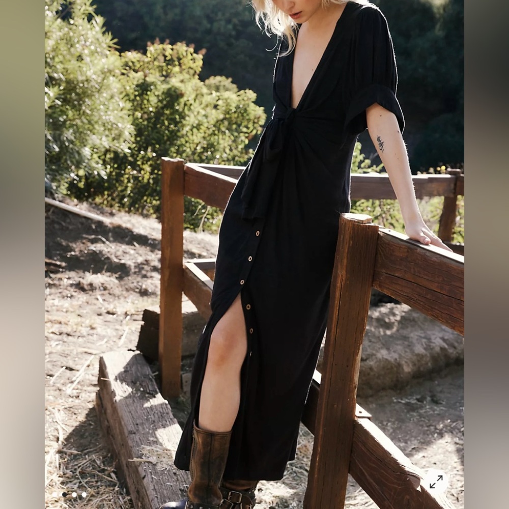 Vintage Summer Midi Dress - Picture 2 of 5
